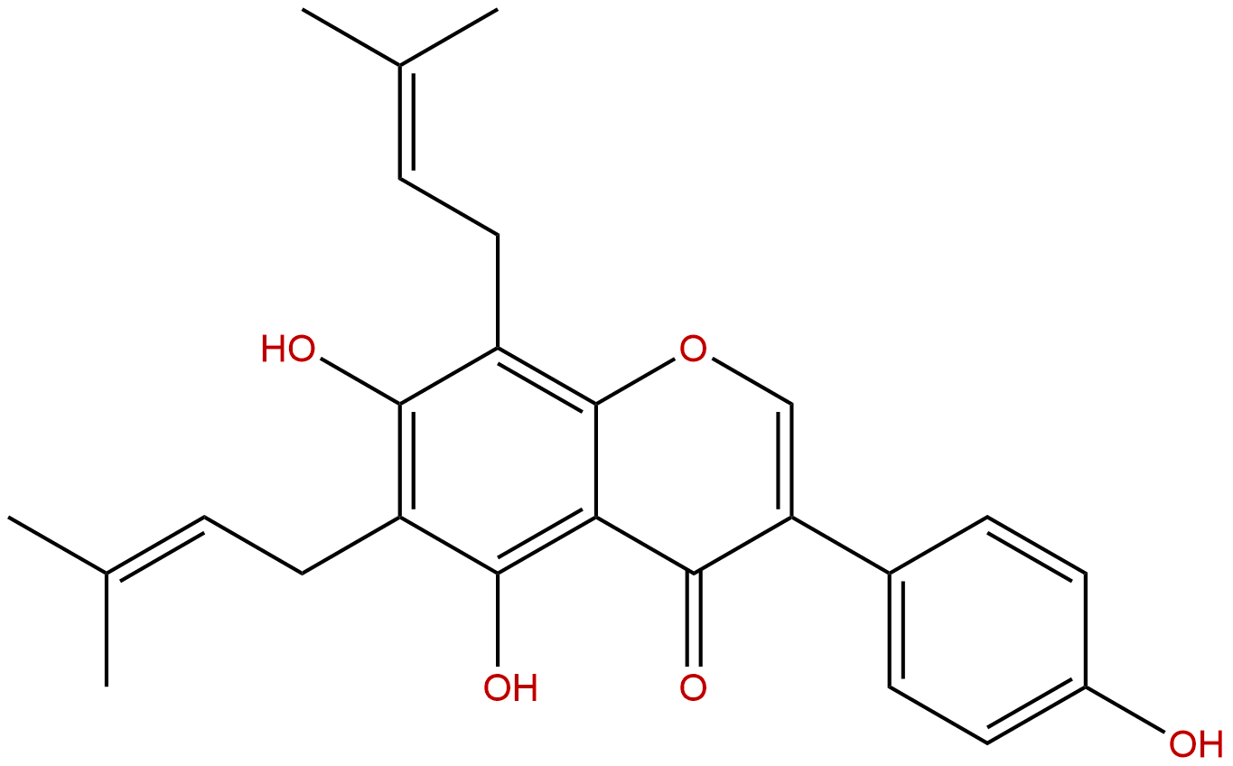 6,8-二异戊烯基染料木素