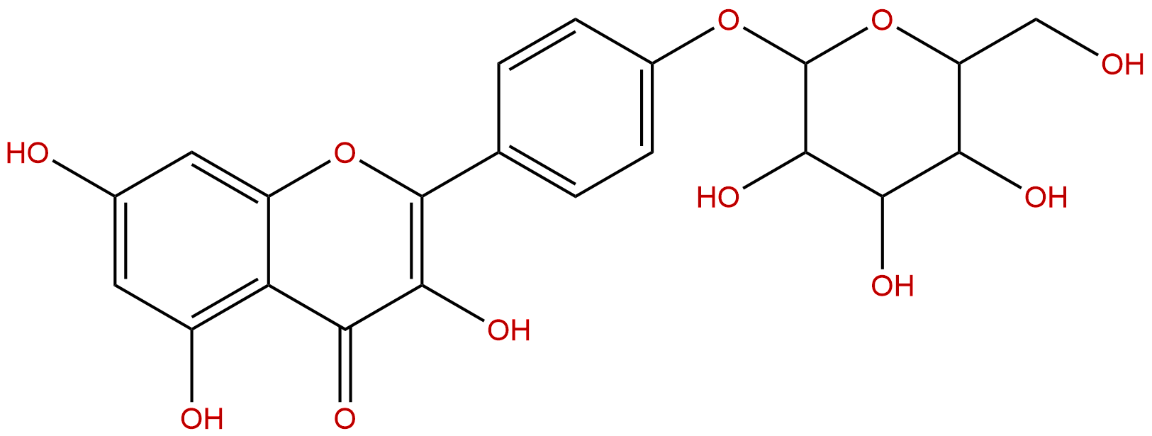 山柰酚-4'-葡萄糖苷