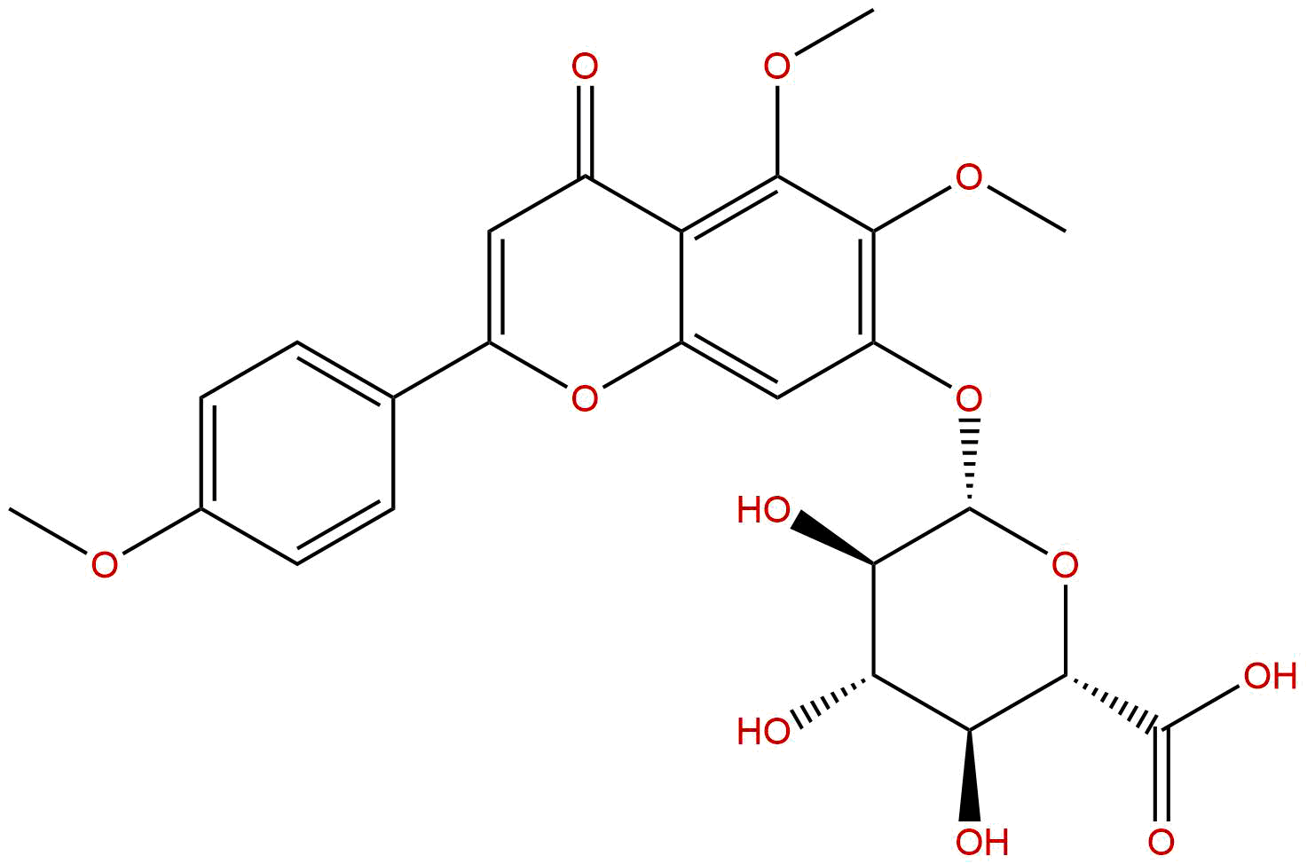 5,6,4'-三甲氧基灯盏花乙素