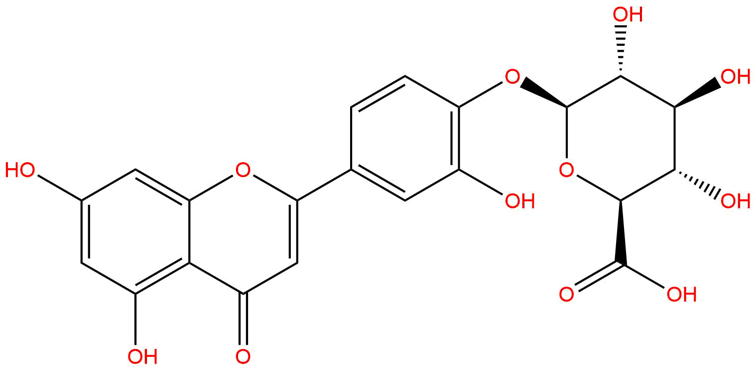木犀草素-4'-葡萄糖醛酸苷