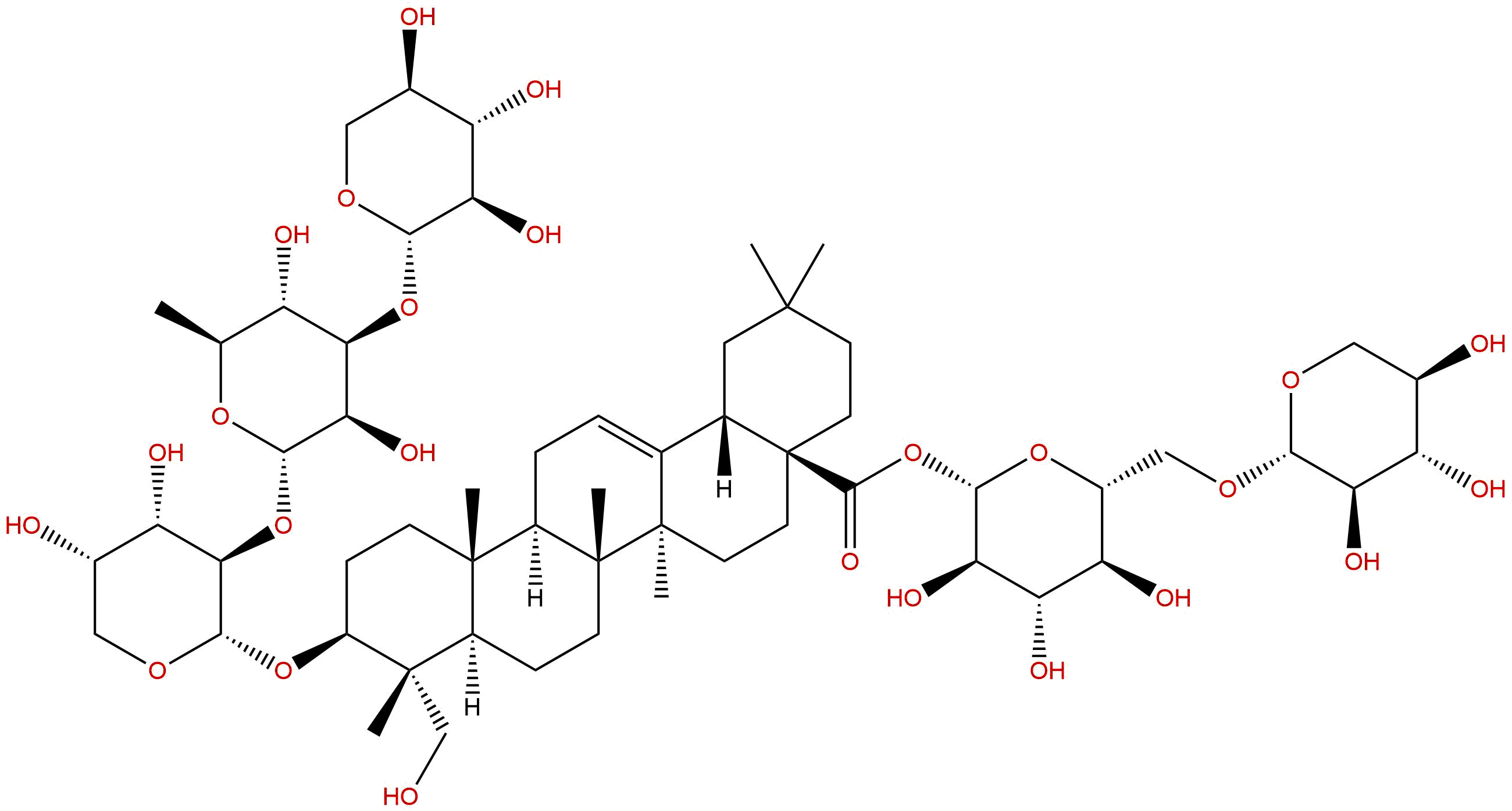黄褐毛忍冬皂苷B
