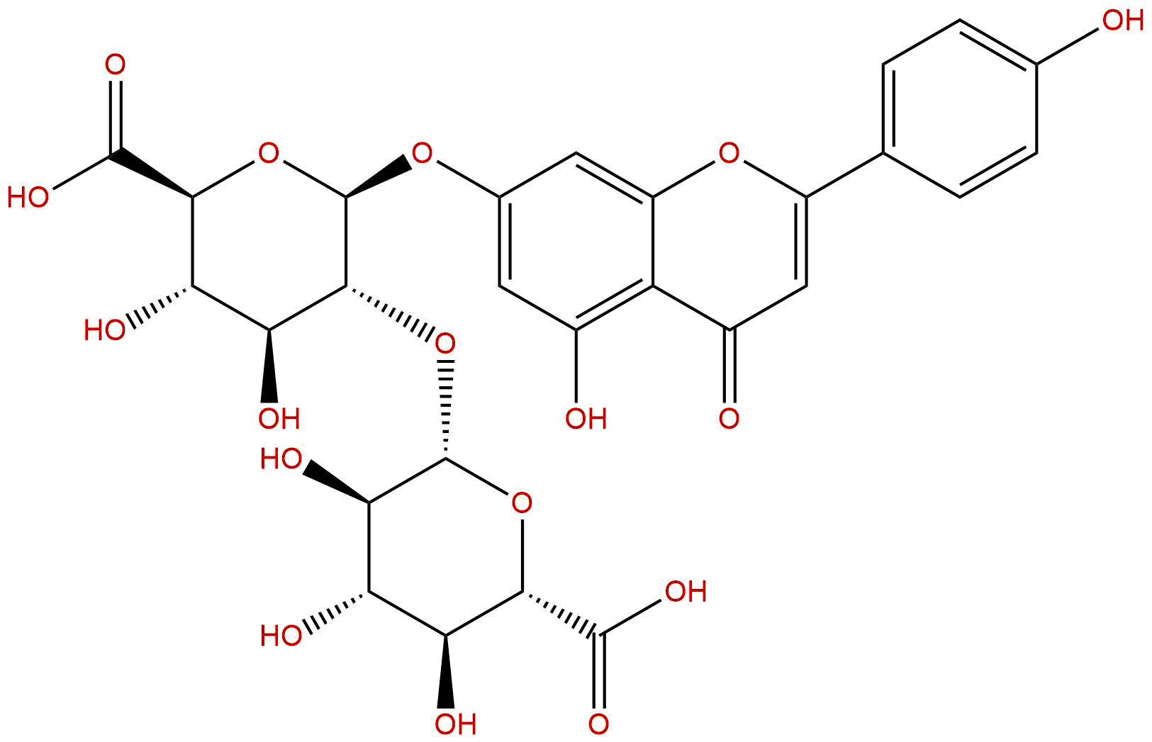 芹菜素-7-O-二葡萄糖醛酸苷