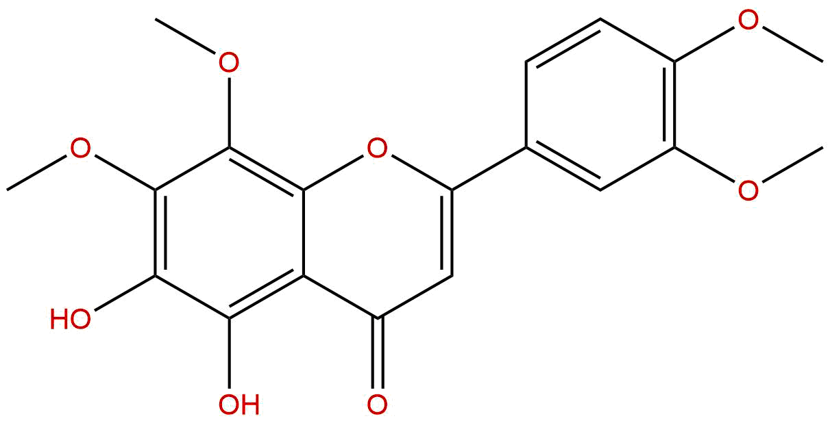 5,6-二羟基-7,8,3',4'-四甲氧基黄酮