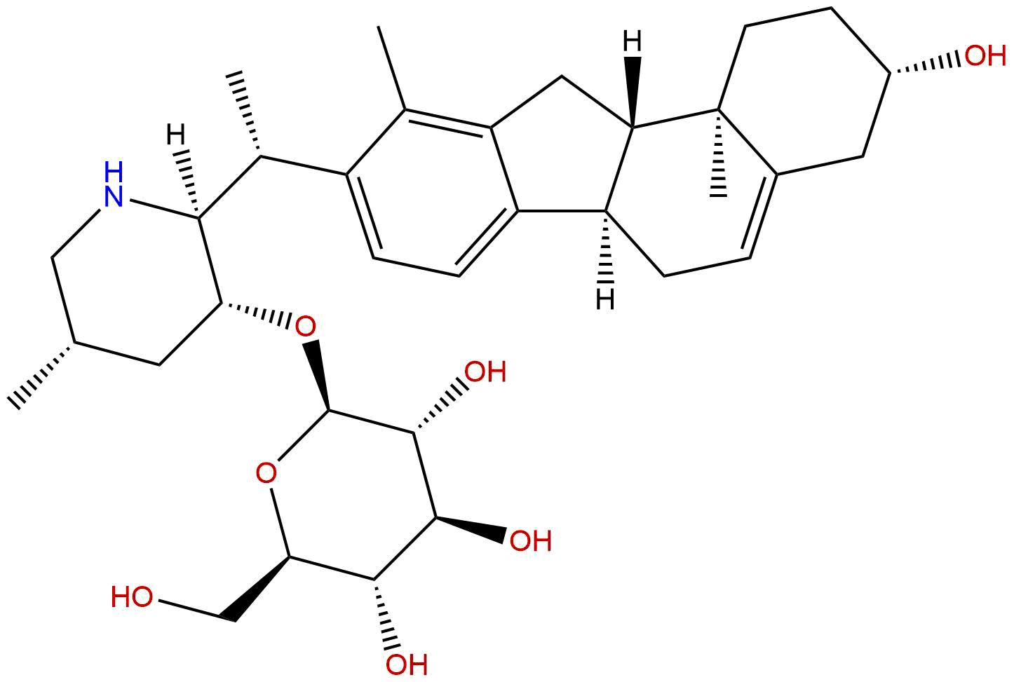 23-O-β-D-吡喃葡萄糖基-20-异藜芦胺