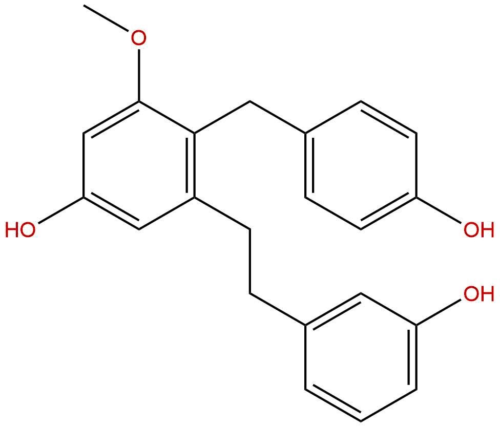 3',5-二羟基-2(4-羟苄基)-3-甲氧基联苄