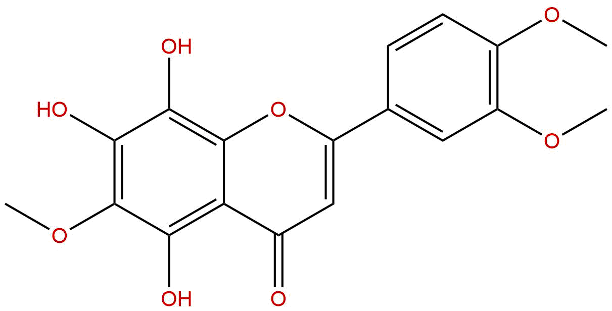 5,7,8-三羟基-6,3',4'-三甲氧基黄酮