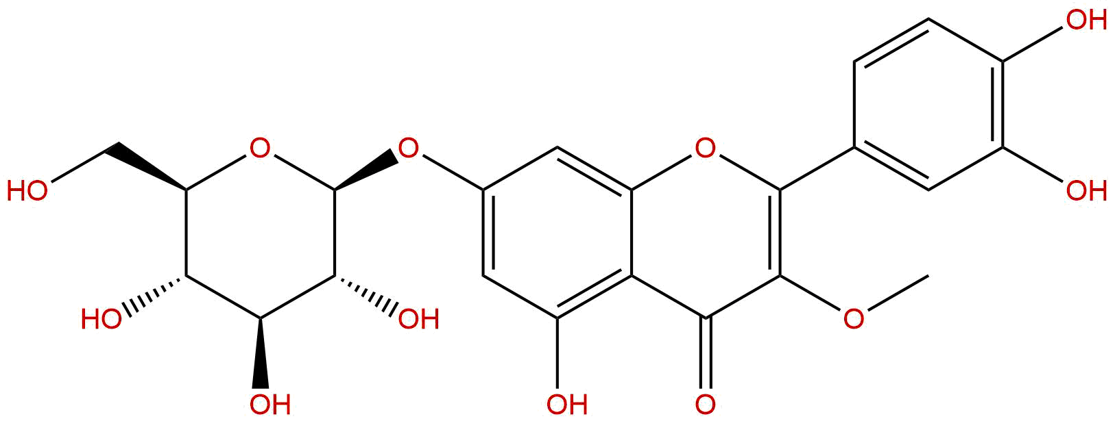3-O-甲基槲皮素-7-O-β-D-葡萄糖苷