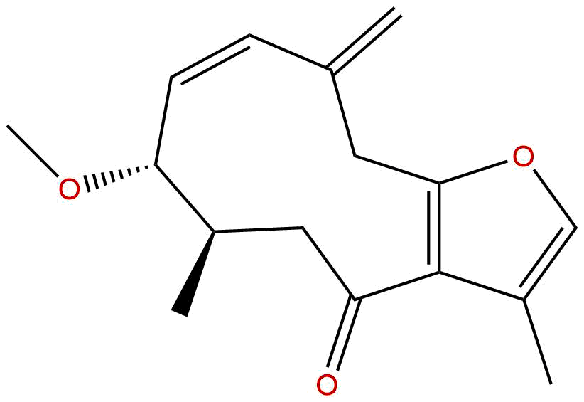 (1E)-3-甲氧基-8,12-环氧吉马烷-1,7,10,11-四烯-6-酮