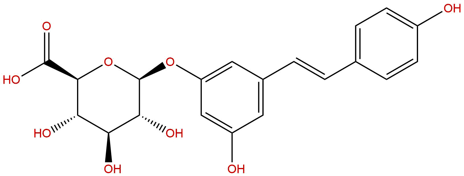 白藜芦醇-3-O-葡萄糖醛酸苷
