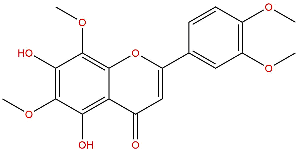 5,7-二羟基-6,8,3',4'-四甲氧基黄酮