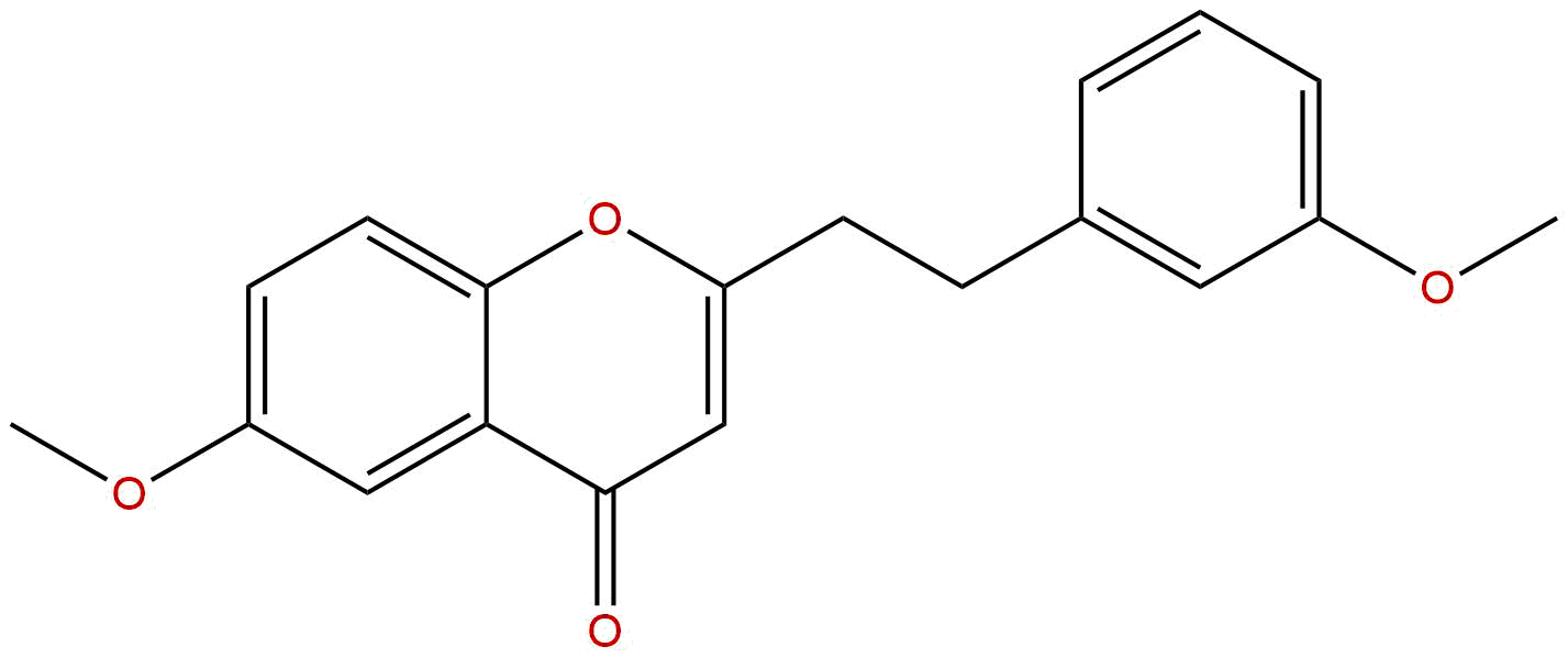 6-甲氧基-2-[2-(3'-甲氧基苯)乙基]色原酮