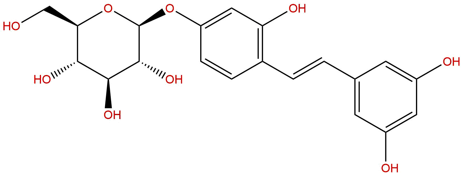 氧化白藜芦醇-4'-O-β-D-葡萄糖苷