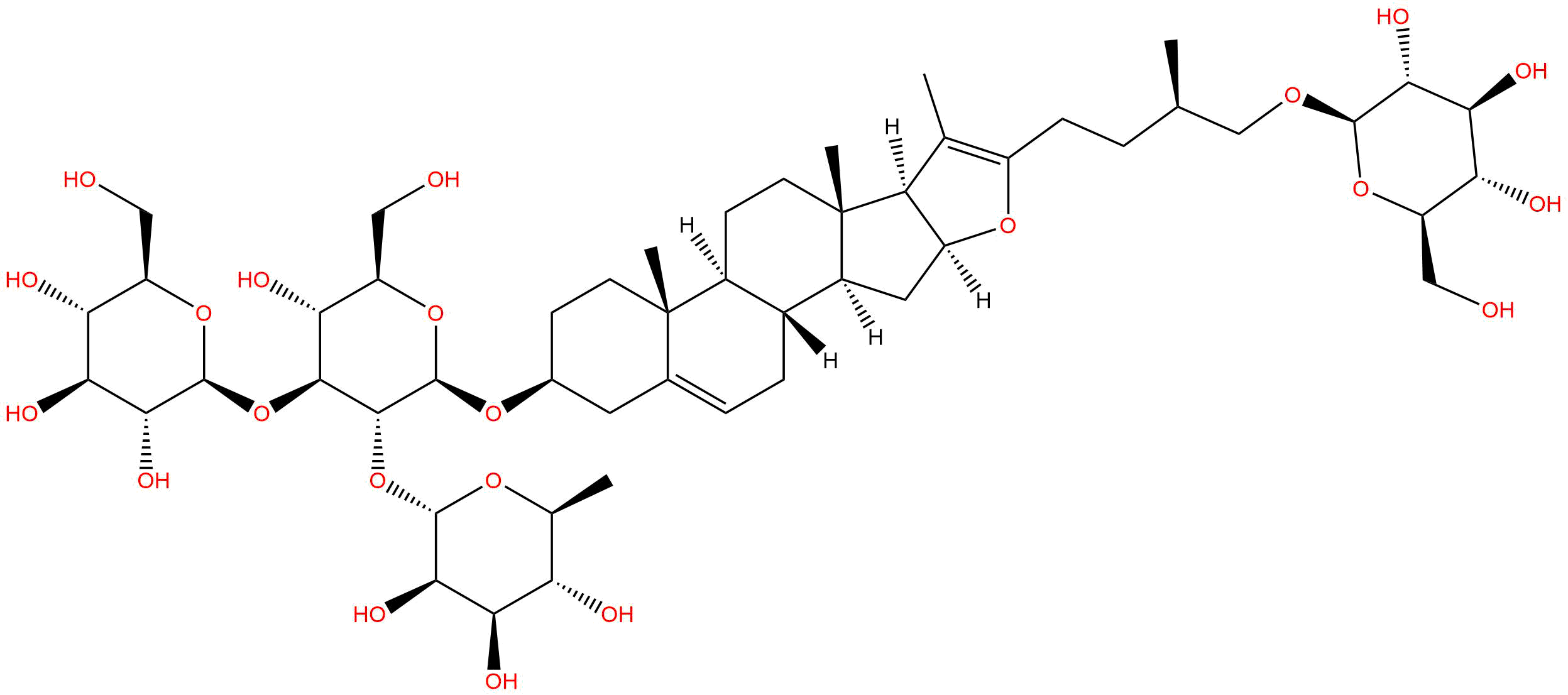 伪原纤细薯蓣皂苷
