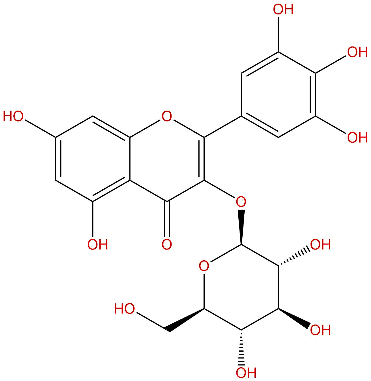 杨梅素-3-O-葡萄糖苷